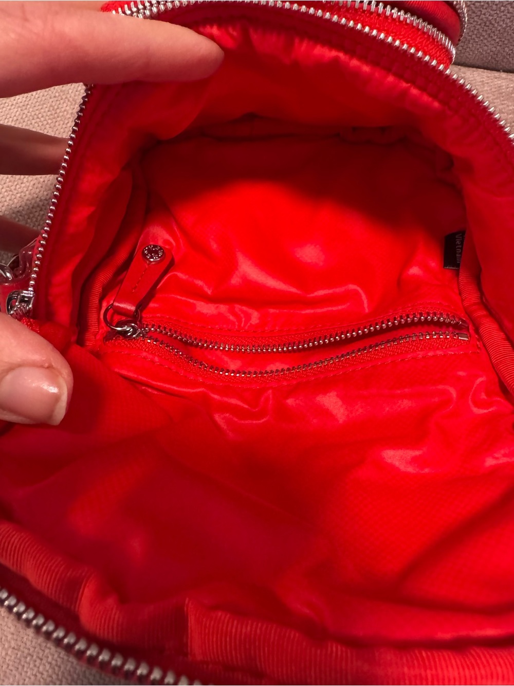 MZ Wallace Bright Cherry Micro Crosby Sling - Picture 10 of 11